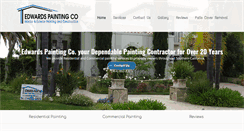 Desktop Screenshot of edwardspaintingco.com